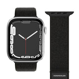 Apple Watch (42/44/45/SE/49mm) Vonmählen Fitness Loop 2 Nylon Strap - Black