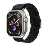 Vonmählen Apple Watch (38/40/SE/41/42mm) Woven Loop Nylon Watch Strap - Black