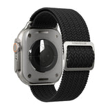 Vonmählen Apple Watch (38/40/SE/41/42mm) Woven Loop Nylon Watch Strap - Black