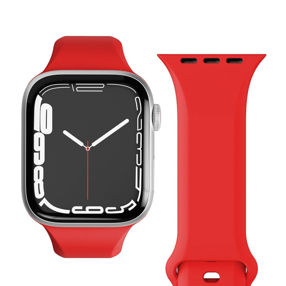 Vonmählen Apple Watch (38/40/SE/41/42mm) Classic Band 2 Recycled Silicone Strap - Red