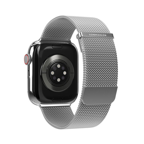 Vonmählen Apple Watch (38/40/SE/41/42mm) Milanese Loop 2 Stainless Steel Strap - Silver