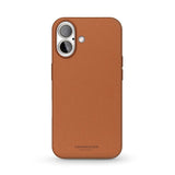 Vonmählen iPhone 16 Like Leather Case - MagSafe Compatible - Brown