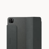 iPad Pro 12.9" (2022 / 2021 / 2020 / 2018) Paperlike+ Folio Bundle with Flipcover, Screen Protector & Stylus Pen Grip - Black / Transparent