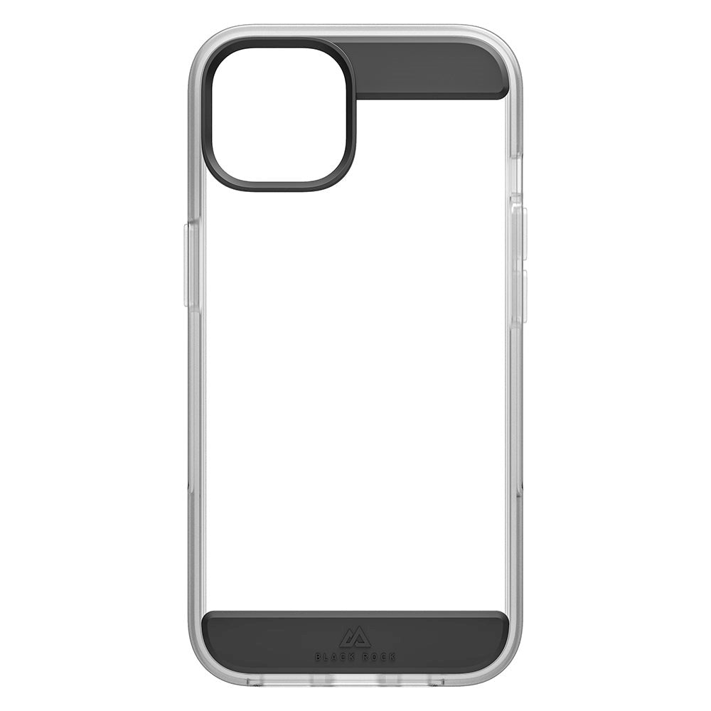 iPhone 14 Black Rock Air Robust Case - Transparent / Black