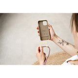 iPhone 15 Woodcessories Change Case w. Strap - 100% Plant-based - Taupe