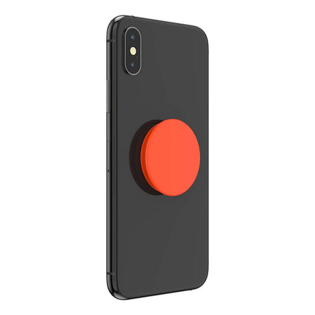 POPSOCKETS PopGrip Neon Electric Orange Removable Grip with Stand Function