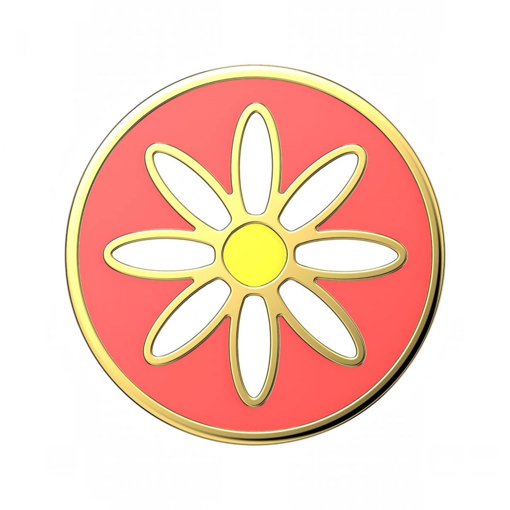 POPSOCKETS PopGrip Removable Grip with Stand Function - Daisy Coral