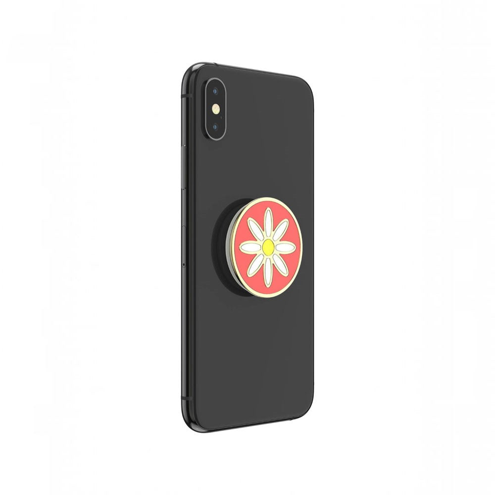 POPSOCKETS PopGrip Removable Grip with Stand Function - Daisy Coral