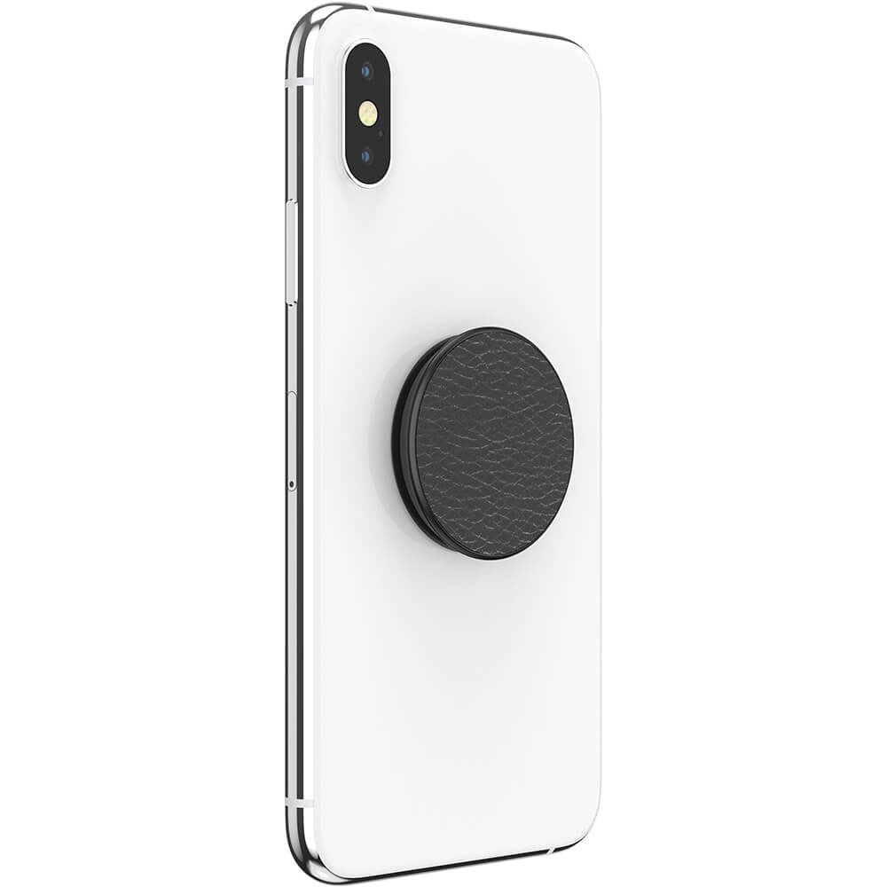 POPSOCKETS Pebbled Vegan Leather Premium Holder and Stand