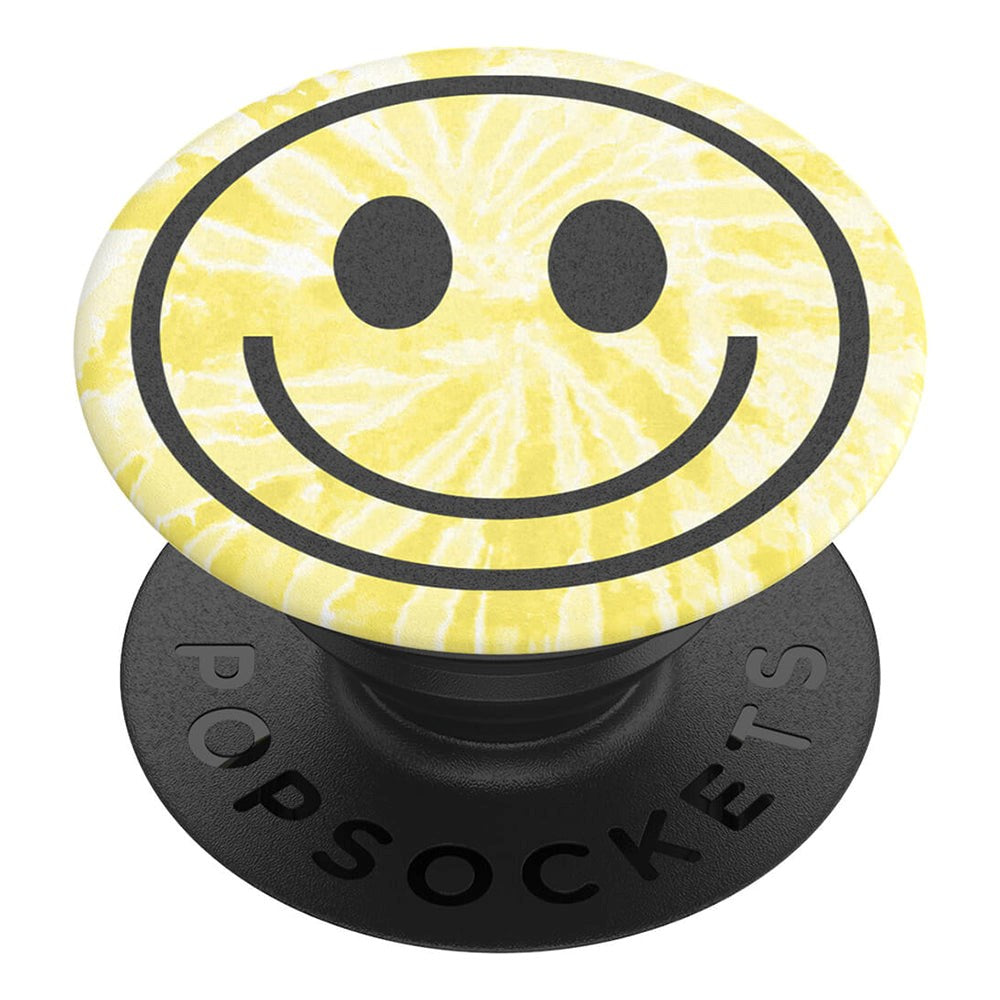 POPSOCKETS PopGrip Tie Dye Smiley Removable Grip with Stand Function