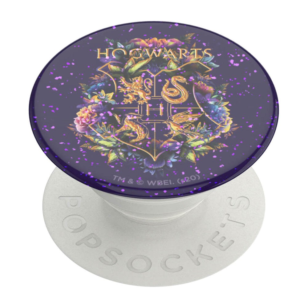 POPSOCKETS PopGrip Glitter Hogwarts Floral Removable Grip with Stand Function