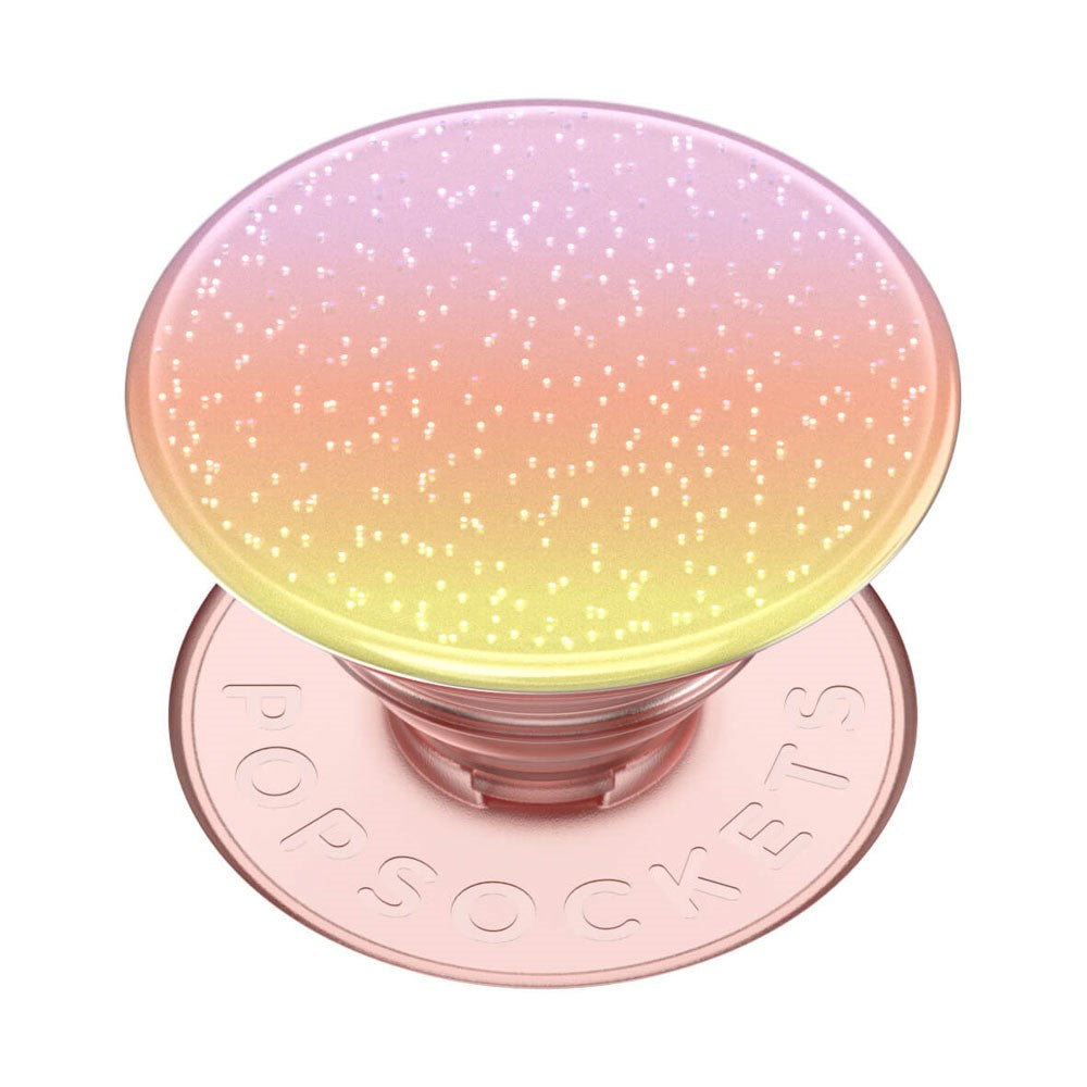 POPSOCKETS PopGrip Removable Grip with Stand Function - Glitter Aura Sunrise