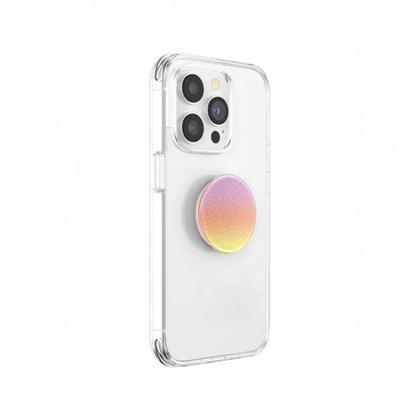 POPSOCKETS PopGrip Removable Grip with Stand Function - Glitter Aura Sunrise