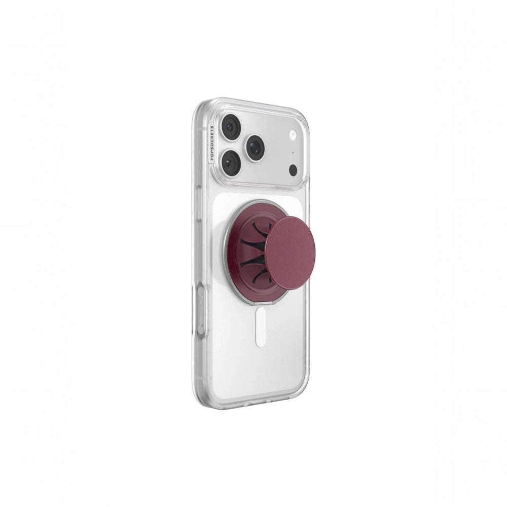 POPSOCKETS Low-Pro MagSafe with Stand Function - Burgundy
