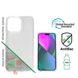 iPhone 14 Pro 4Smarts AntiBac Eco Case - 100% Recycled Plastic - Transparent