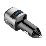 4smarts Media & Assist 2 - Car charger w. USB-C (PD) / USB-A & Bluetooth FM Transmitter - Silver