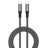 4Smarts Premium Cord USB-C to USB-C 100W - 1.5w. - Black