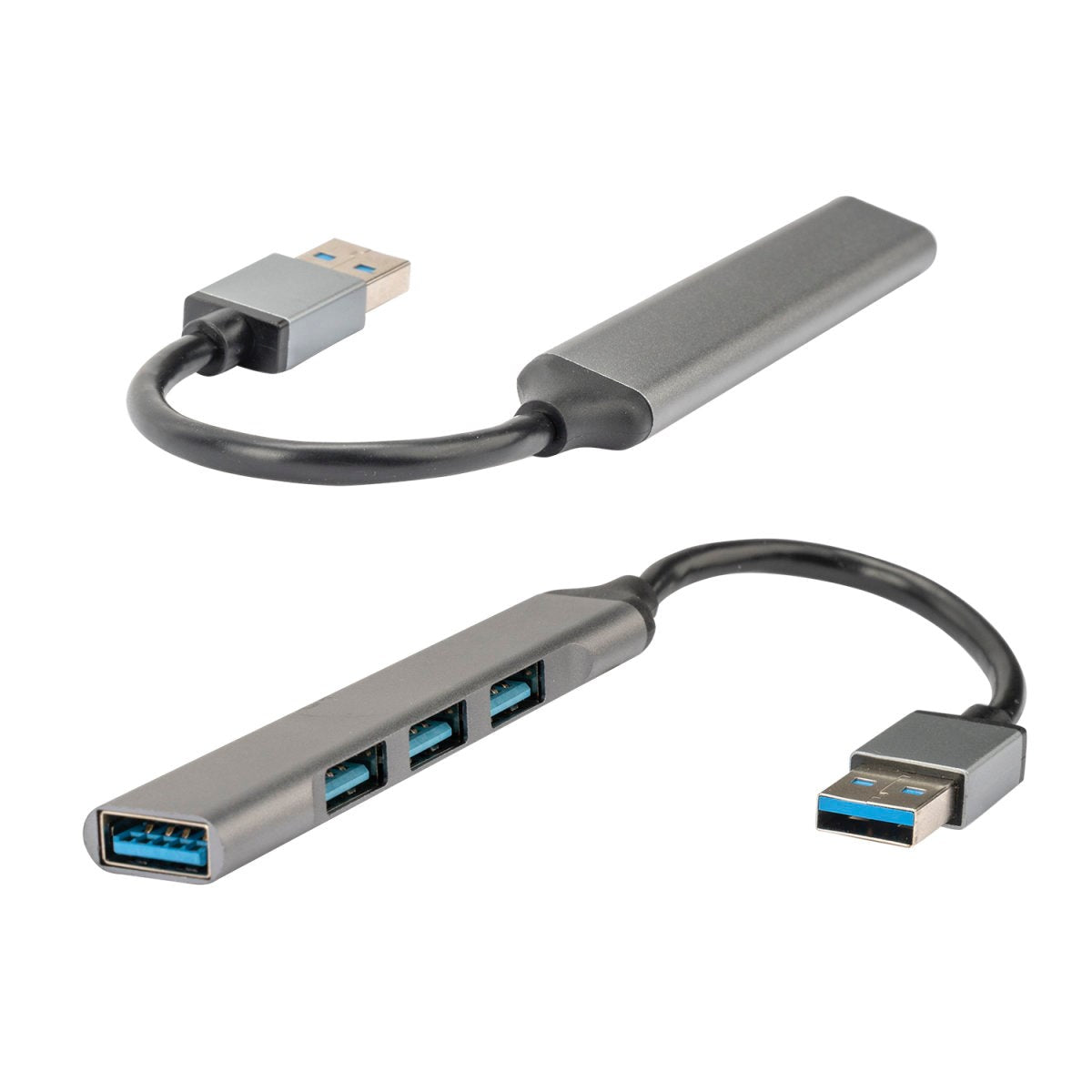 4smarts 4-in-1 Hub USB-A - Space Grey