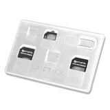 4smarts SIM Card Organiser - SIM Card Adapter (Micro Sim + Nano Sim) White