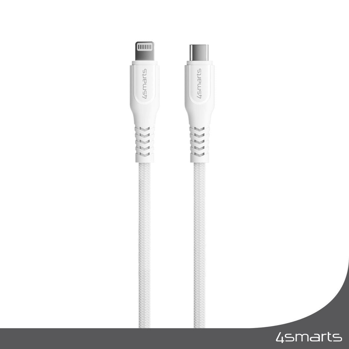 4smarts RapidCord 30W USB-C to Lightning Cable 150 cm. - White