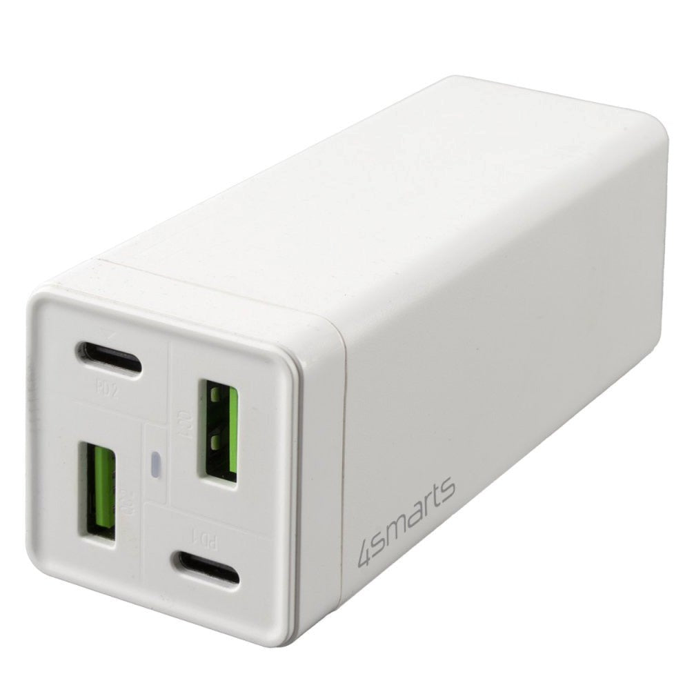 4smarts MultiGaN 65W charger station (USB-C & USB-A) - White