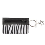 4smarts DressUP Phone Holder w. Finger Ring & Card Holder - Zebra