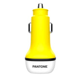 Pantone Car charger PD 20W with USB-C & USB-A - Yellow