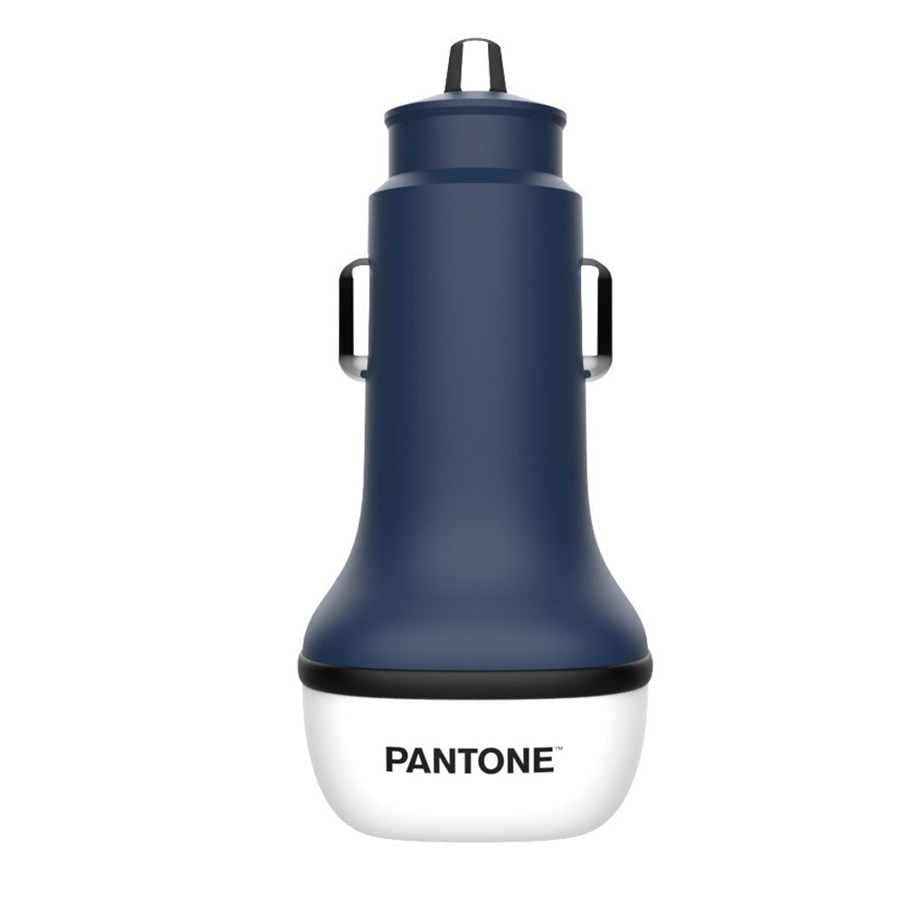 Pantone Car charger PD 20W with USB-C & USB-A - Navy