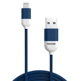 Pantone MFI USB-A to Lightning Cable 12W - 1.5m - Navy