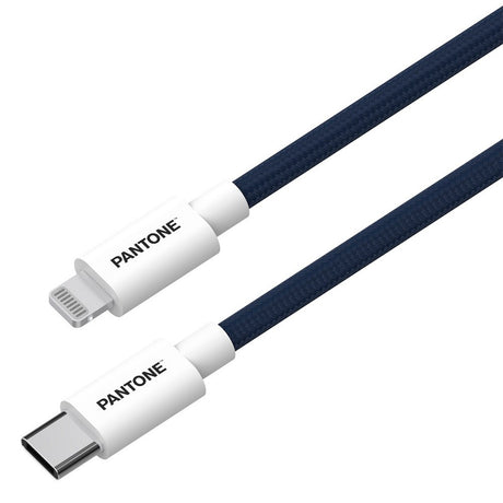 Pantone MFI USB-C to Lightning Cable 15W - 1.5m - Navy