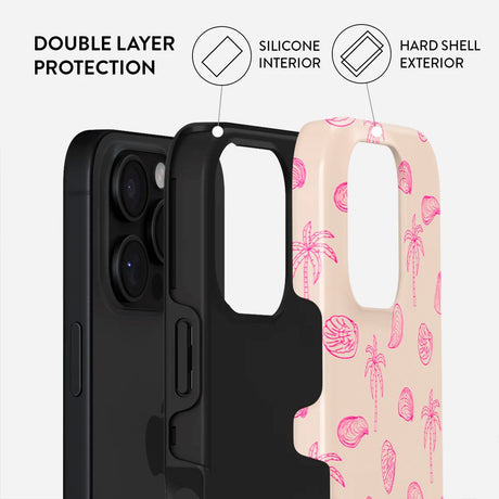 iPhone 16 Pro Burga Tough Fashion Cover - Beach Please