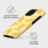 Burga iPhone 16 Pro Max Tough Fashion Case - Lemon Tart