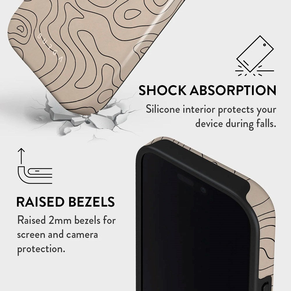 iPhone 16 Pro Burga Tough Fashion Case - MagSafe Compatible - Wild Terrain