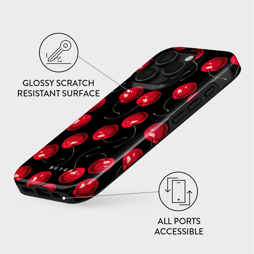 iPhone 16 Pro Burga Tough Fashion Cover - Cherrybomb