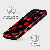 Burga iPhone 16 Pro Max Tough Fashion Case - Cherrybomb