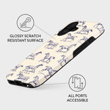 Burga iPhone 16 Tough Fashion Case - Derby Race