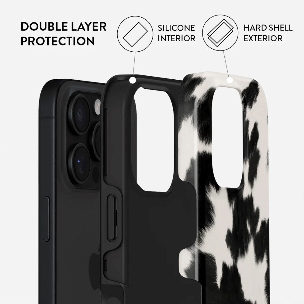 iPhone 16 Pro Burga Tough Fashion Cover - Achromatic