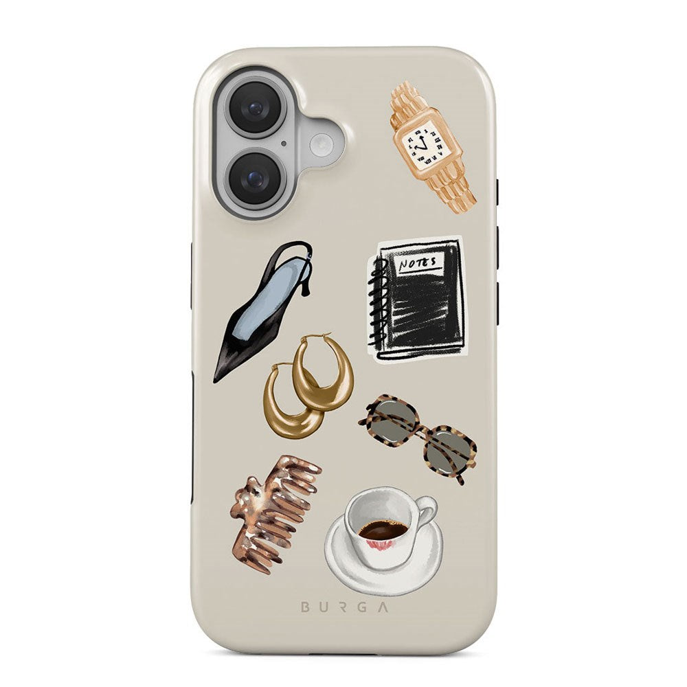 Burga iPhone 16 Tough Fashion Case - Boss Babe