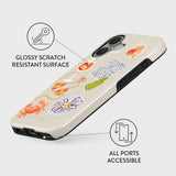 Burga iPhone 16 Tough Fashion Case - Seaside Muse