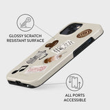 Burga iPhone 15 Tough Fashion Case - Oat Milk Please