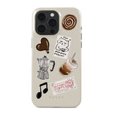 Burga iPhone 15 Pro Tough Fashion Case - Oat Milk Please