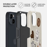 Burga iPhone 14 Tough Fashion Case - Oat Milk Please