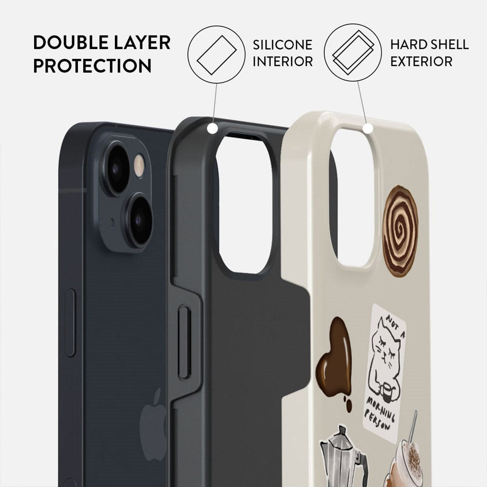 Burga iPhone 13 Tough Fashion Case - Oat Milk Please