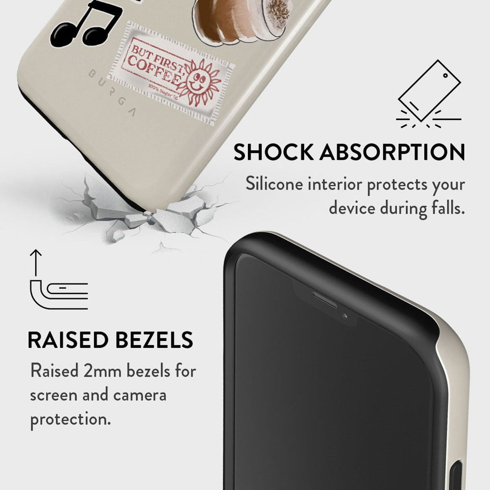 Burga iPhone 12 / 12 Pro Tough Fashion Case - Oat Milk Please