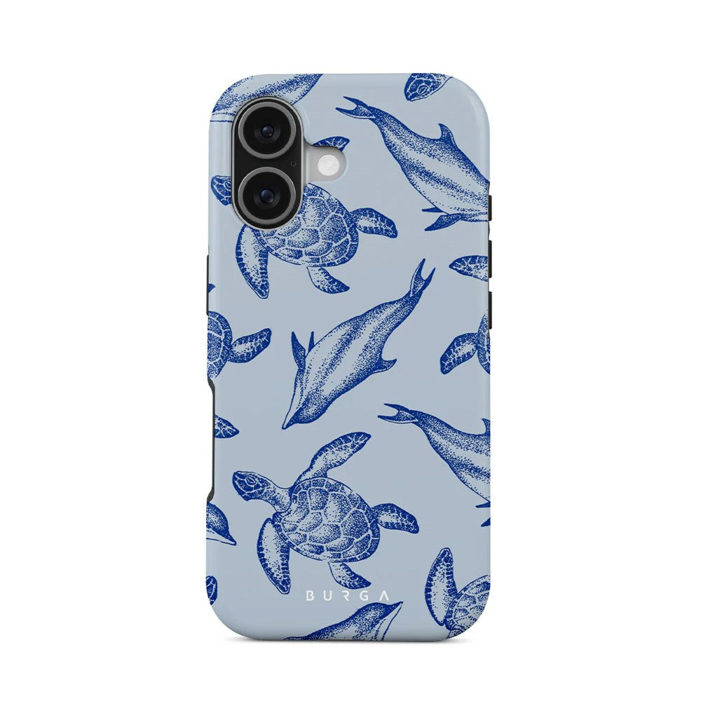 Burga iPhone 17 Tough Fashion Case - MagSafe Compatible - Aquatic Dance