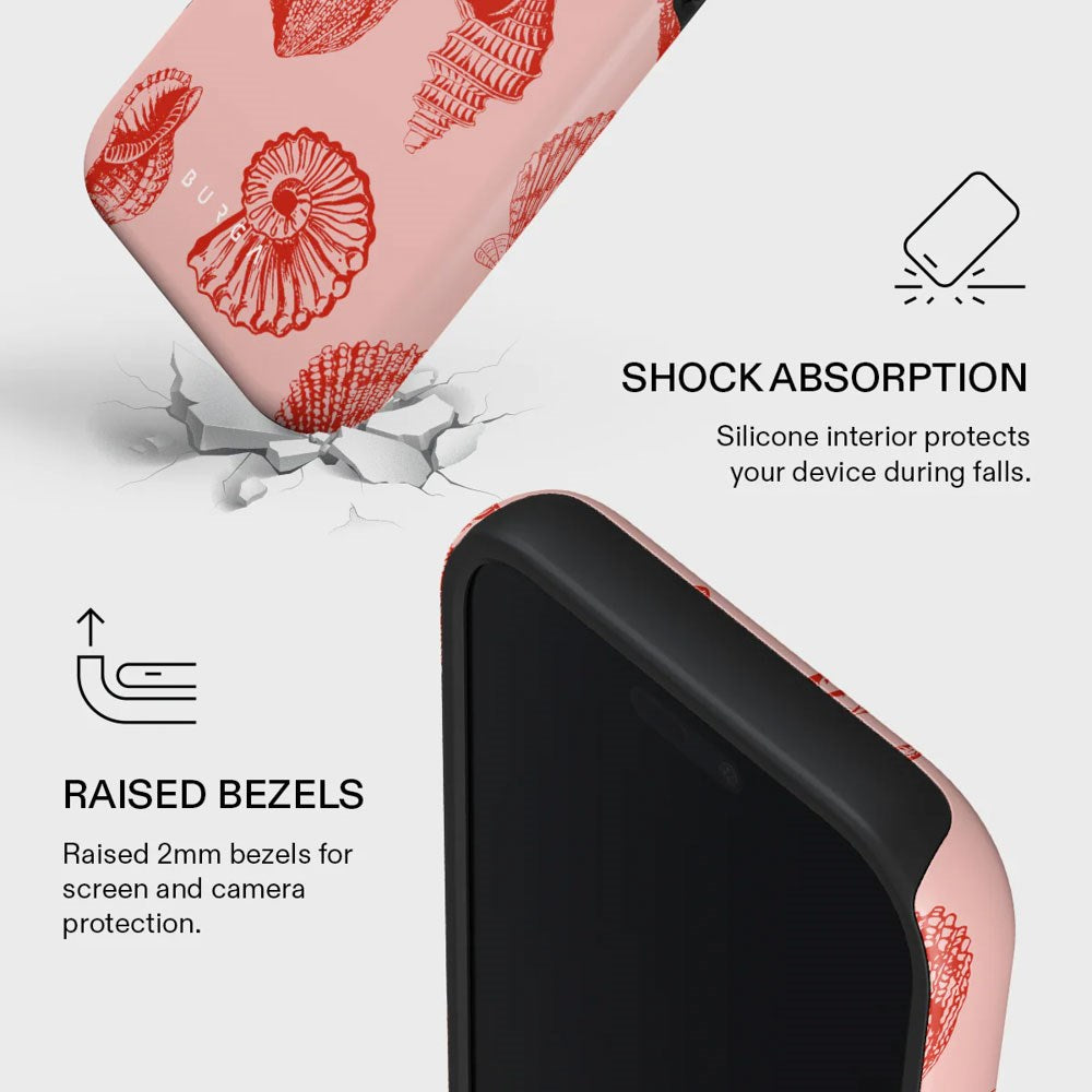 Burga iPhone 17 Pro Tough Fashion Case - MagSafe Compatible - Coastal Treasure