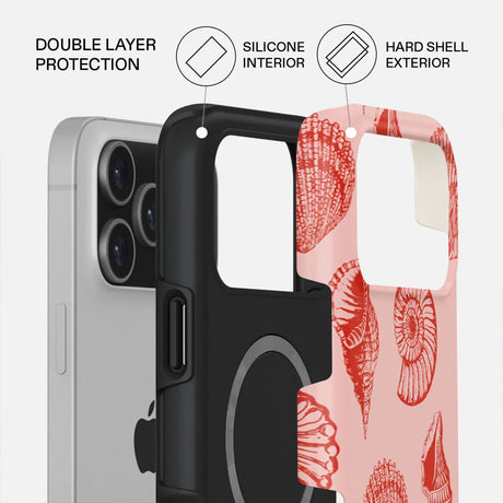 Burga iPhone 17 Pro Max Tough Fashion Case - MagSafe Compatible - Coastal Treasure