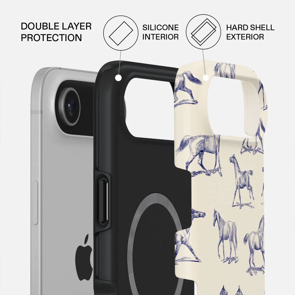 Burga iPhone Air Tough Fashion Case - MagSafe Compatible - Derby Race