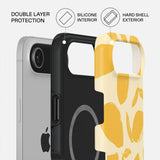 Burga iPhone Air Tough Fashion Case - MagSafe Compatible - Lemon Tart