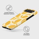 Burga iPhone Air Tough Fashion Case - MagSafe Compatible - Lemon Tart